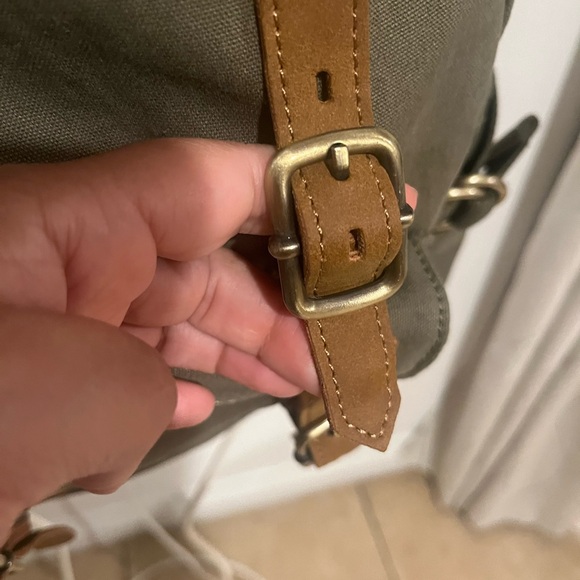 Olive Green Backpack - Picture 5 of 8